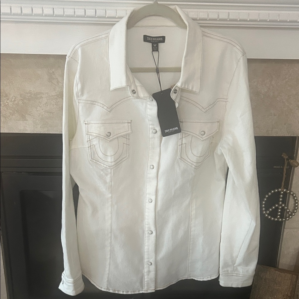 True Religion Western Denim Shirt